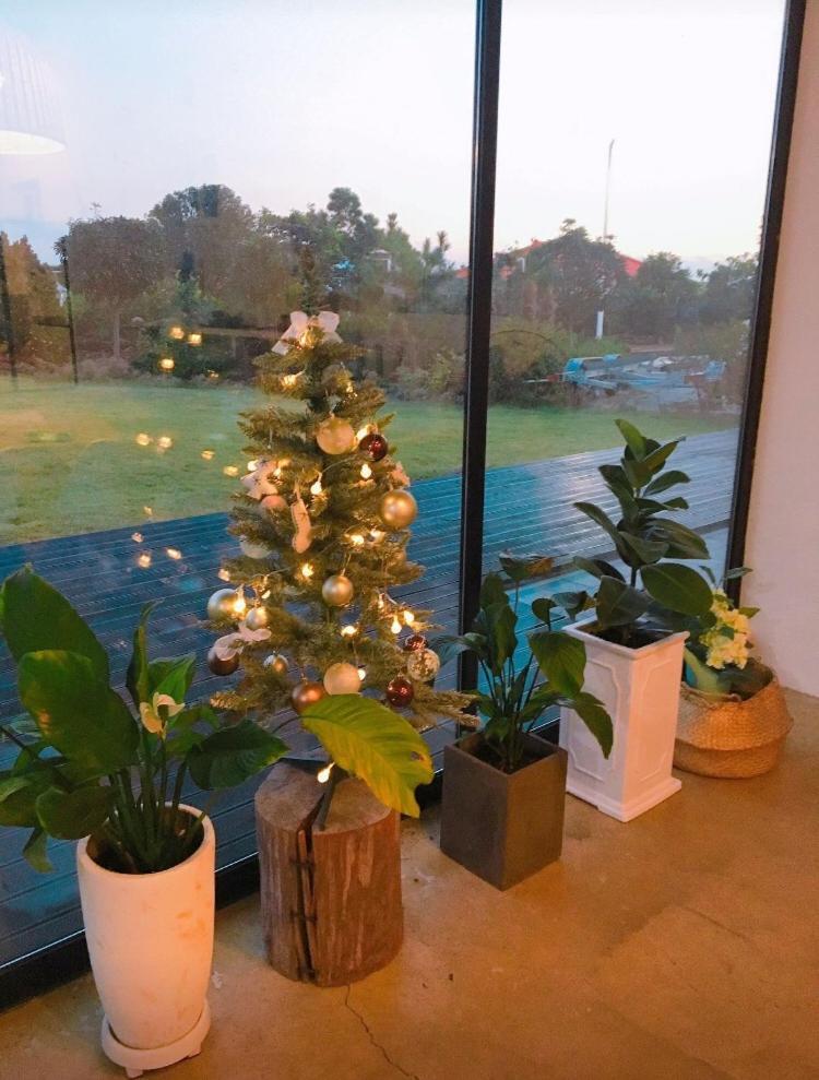 New Heaven Jeju Villa Seogwipo Bagian luar foto