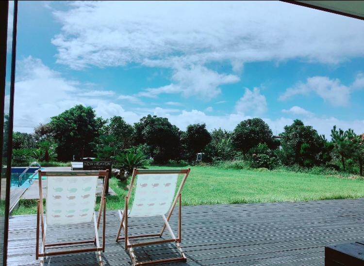 New Heaven Jeju Villa Seogwipo Bagian luar foto